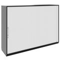 PRO Querrollladenschrank | 3 OH, 800 - 1600 x 1140 mm, verleimter Korpus, Schwarz PRO Querrollladenschrank | 3 OH, 800 - 1600 x 1140 mm, verleimter Korpus, Schwarz