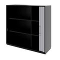 PRO Querrollladenschrank | 3 OH, 800 - 1600 x 1140 mm, verleimter Korpus, Schwarz - 4 Thumbnail Image
