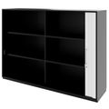 PRO Querrollladenschrank | 3 OH, 800 - 1600 x 1140 mm, verleimter Korpus, Schwarz PRO Querrollladenschrank | 3 OH, 800 - 1600 x 1140 mm, verleimter Korpus, Schwarz