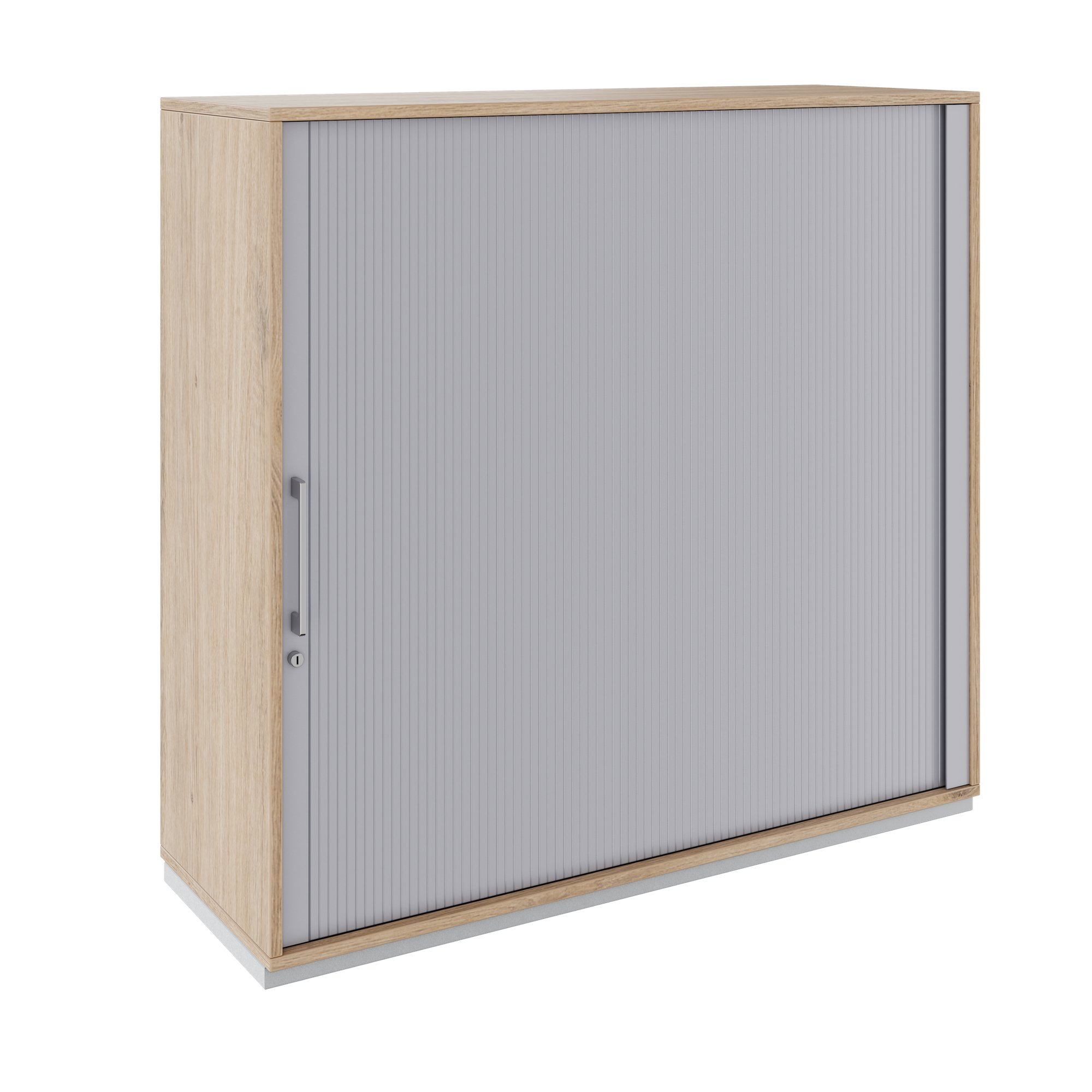 PRO Querrollladenschrank | 3 OH, 800 - 1600 x 1140 mm, verleimter Korpus, Natureiche - 1 Main Image