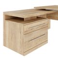 STRATEGO Chefschreibtisch | 2300 x 1720 mm, Integriertes Lowboard, Wildeiche - 6 Thumbnail Image