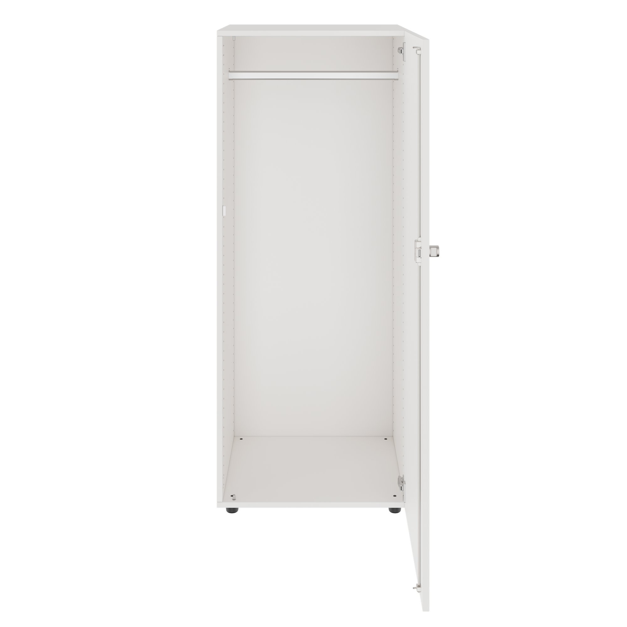 PRO Gabinetto di Cloakroom | 4 OH, 400 - 600 x 1510 mm, morbido, bianco - 3 Main Image
