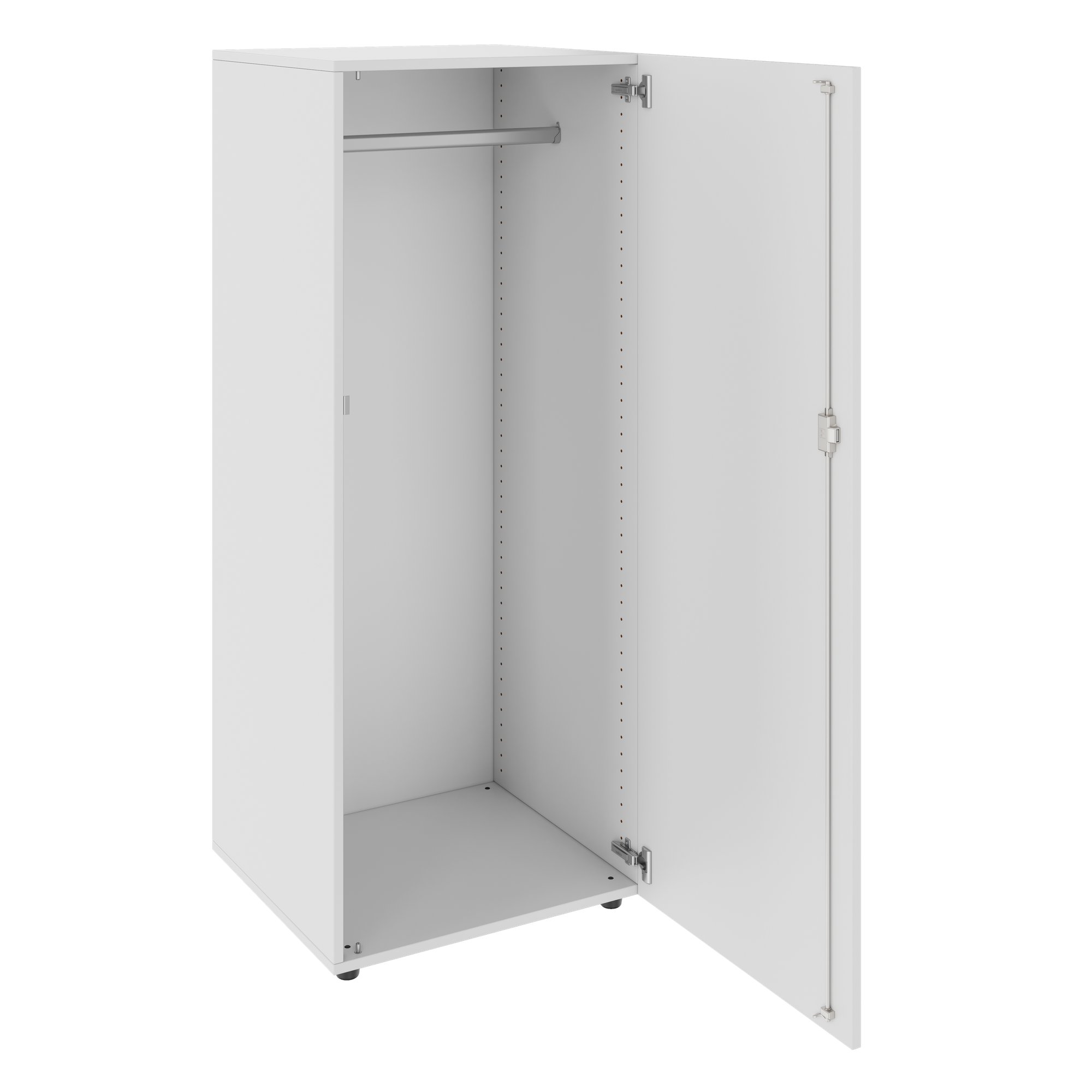 PRO Gabinetto di Cloakroom | 4 OH, 400 - 600 x 1510 mm, morbido, grigio - 4 Main Image