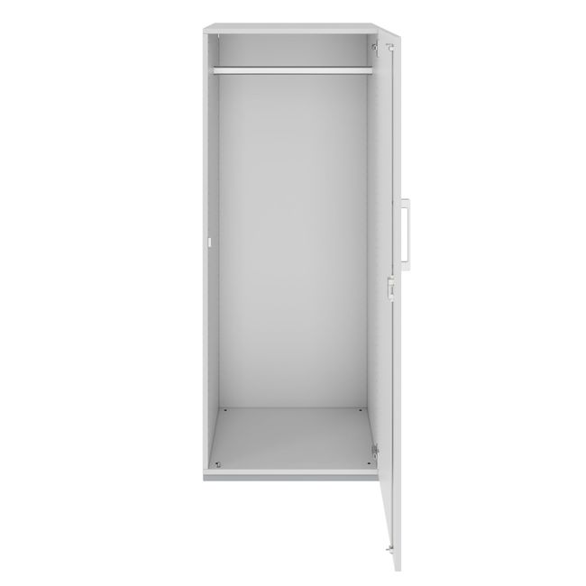 PRO Garderobenschrank | 4 OH, 400 - 600 x 1510 mm, Soft-Close, Grau