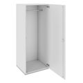 PRO Garderobenschrank | 4 OH, 400 - 600 x 1510 mm, Soft-Close, Grau