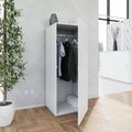 PRO Gabinetto di Cloakroom | 4 OH, 400 - 600 x 1510 mm, morbido, grigio - 15 Thumbnail Image