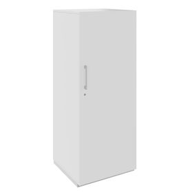 PRO Garderobenschrank | 4 OH, 400 - 600 x 1510 mm, Soft-Close, Grau