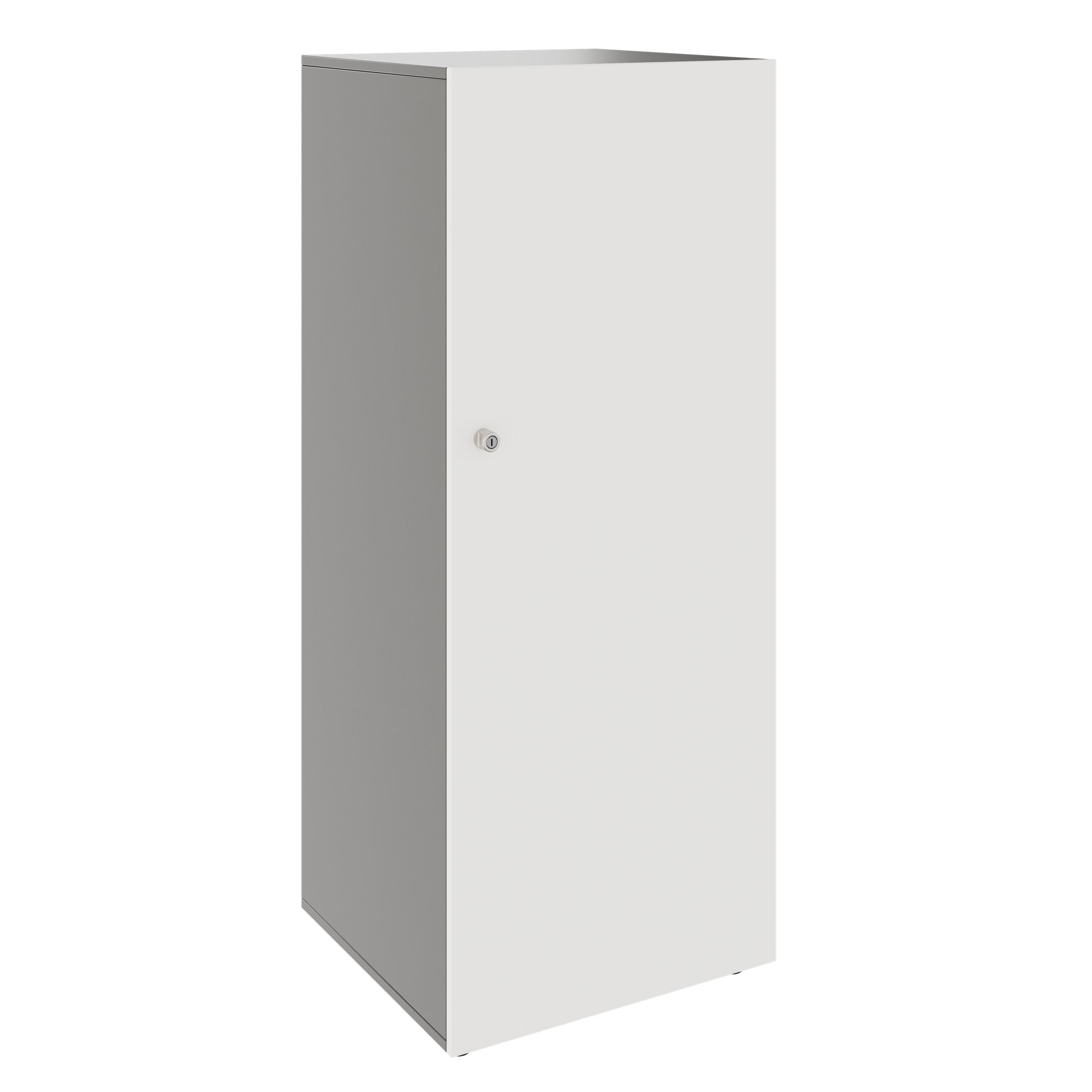 PRO Gabinetto di Cloakroom | 4 OH, 400 - 600 x 1510 mm, morbido -close, grafite / bianco - 1 Main Image