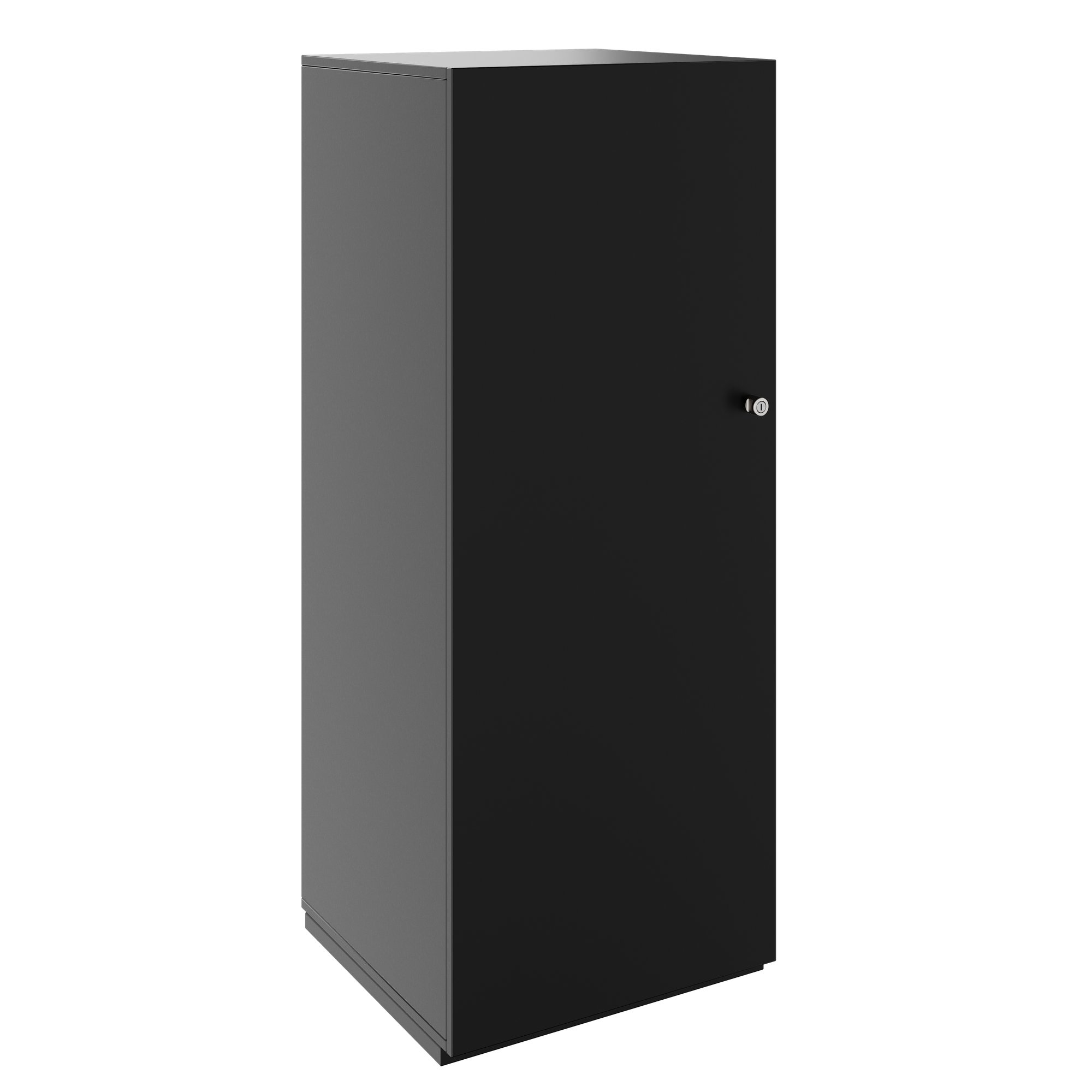 PRO Gabinetto di Cloakroom | 4 OH, 400 - 600 x 1510 mm, morbido, nero - 1 Main Image
