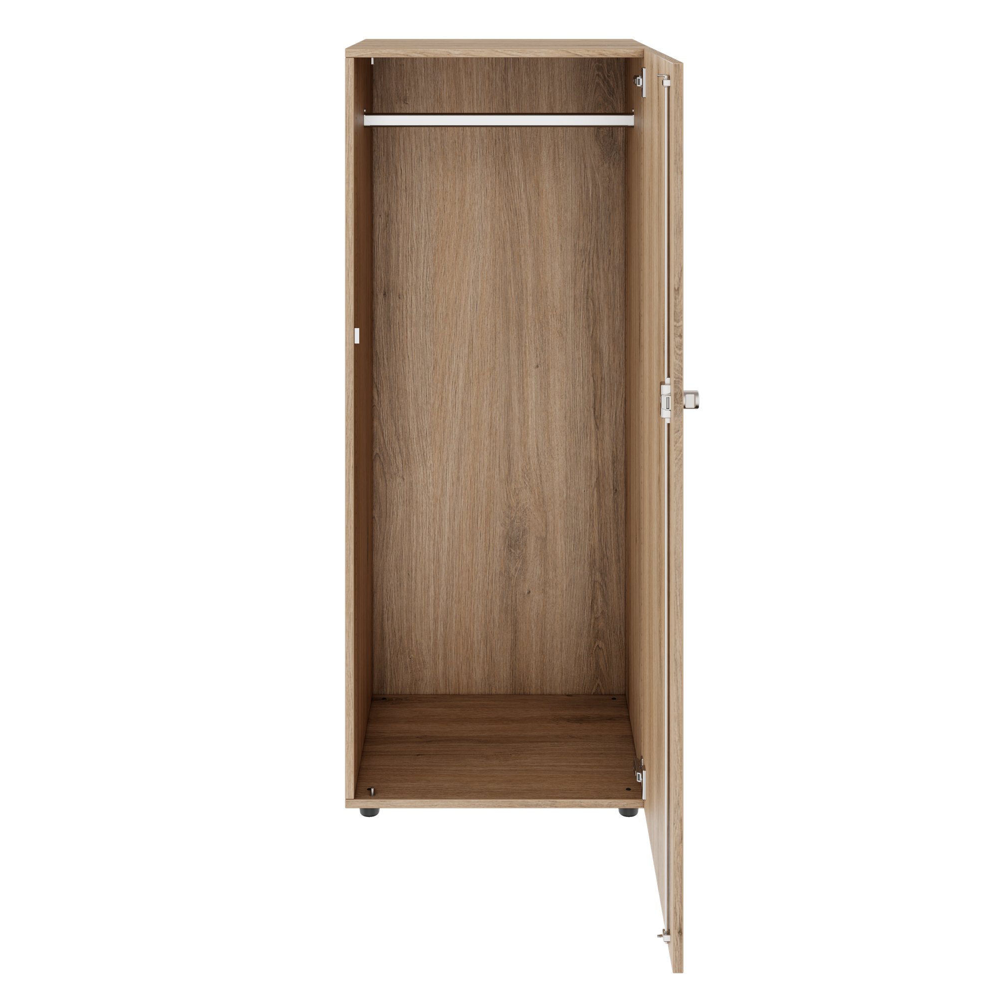 PRO Gabinetto di Cloakroom | 4 OH, 400 - 600 x 1510 mm, morbido, quercia naturale - 3 Main Image