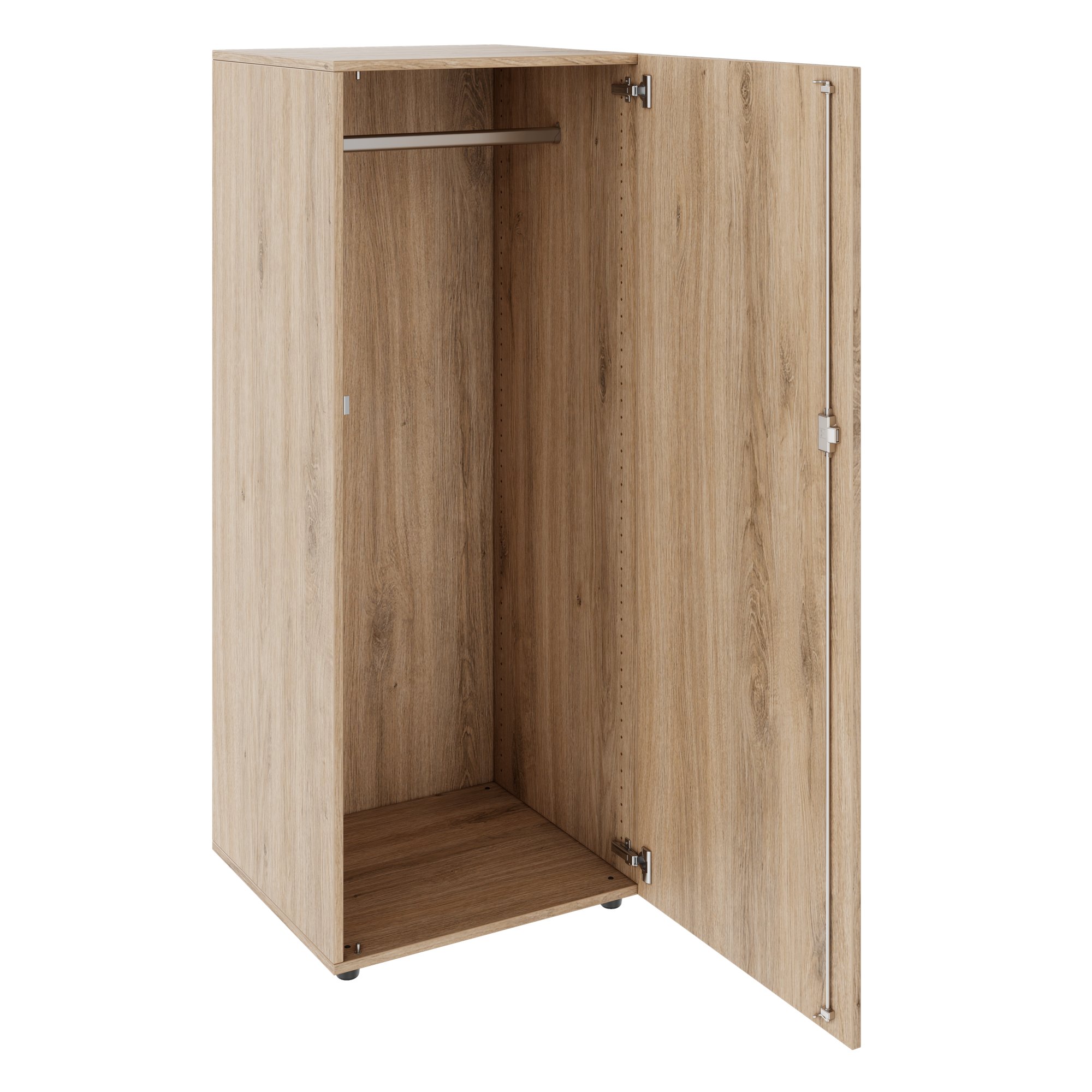 PRO Gabinetto di Cloakroom | 4 OH, 400 - 600 x 1510 mm, morbido, quercia naturale - 4 Main Image