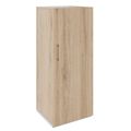 PRO Garderobenschrank | 4 OH, 400 - 600 x 1510 mm, Soft-Close, Natureiche