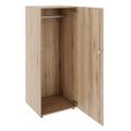 PRO Gabinetto di Cloakroom | 4 OH, 400 - 600 x 1510 mm, morbido, quercia naturale - 4 Thumbnail Image