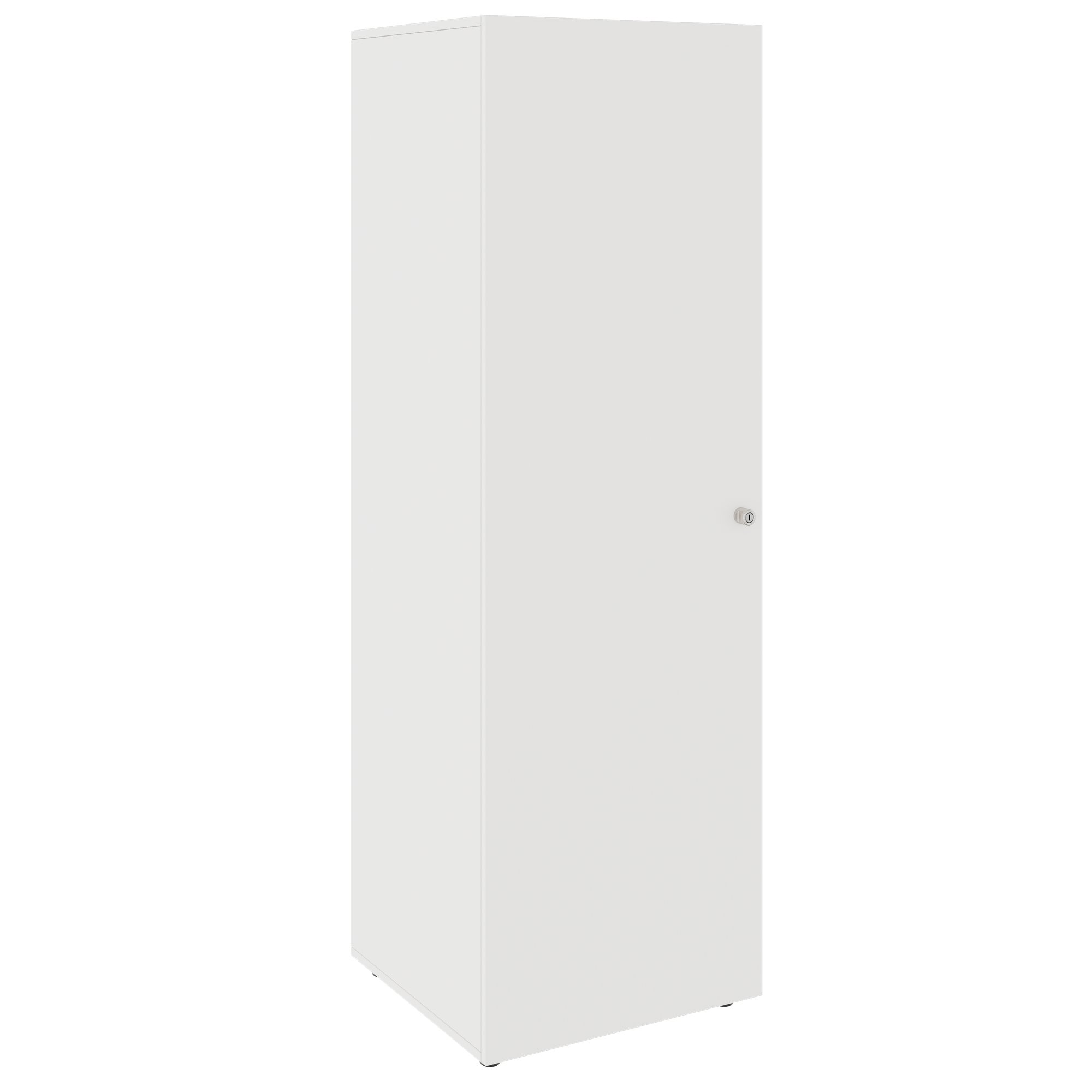 PRO Gabinetto di Cloakroom | 5 OH, 400 - 600 x 1880 mm, morbido, bianco - 1 Main Image