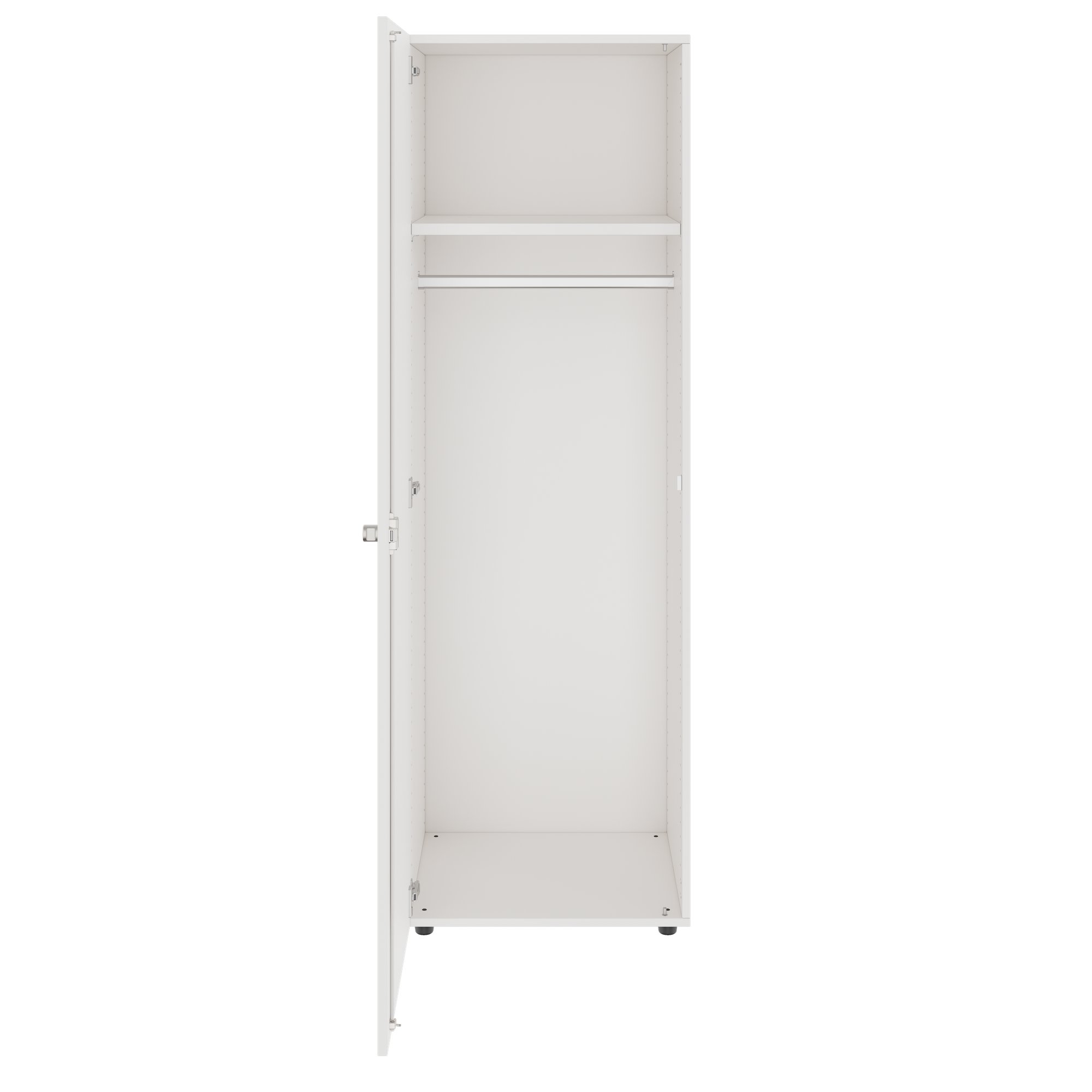 PRO Gabinetto di Cloakroom | 5 OH, 400 - 600 x 1880 mm, morbido, bianco - 3 Main Image
