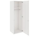 PRO Garderobenschrank | 5 OH, 400 - 600 x 1880 mm, Soft-Close, Weiß
