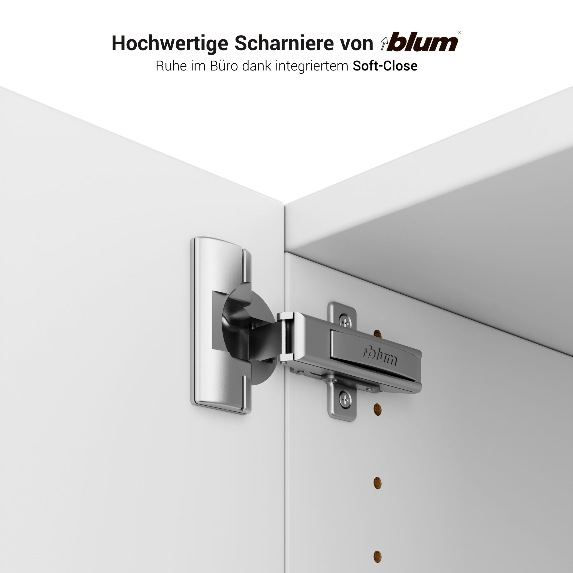 PRO Garderobenschrank | 5 OH, 400 - 600 x 1880 mm, Soft-Close, Grau - 9 Main Image
