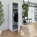 PRO Garderobenschrank | 5 OH, 400 - 600 x 1880 mm, Soft-Close, Grau - 15 Thumbnail Image