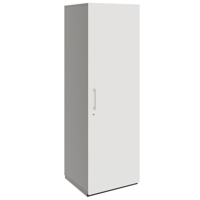 PRO Garderobenschrank | 5 OH, 400 - 600 x 1880 mm, Soft-Close, Graphit / Weiß PRO Garderobenschrank | 5 OH, 400 - 600 x 1880 mm, Soft-Close, Graphit / Weiß