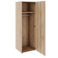 PRO Gabinetto di Cloakroom | 5 OH, 400 - 600 x 1880 mm, morbido, quercia naturale - 4 Thumbnail Image