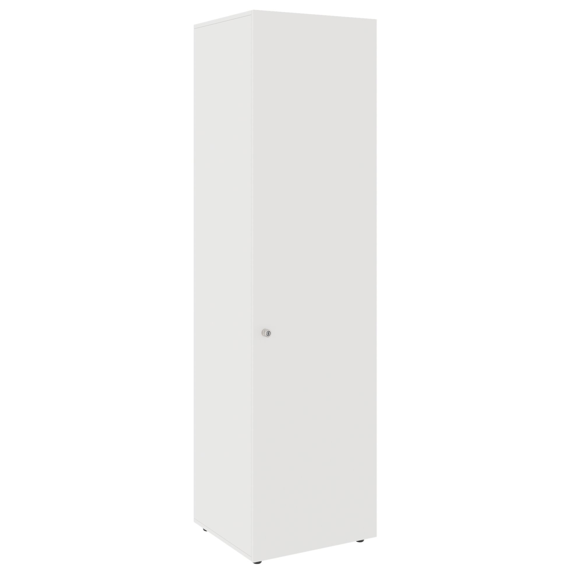 PRO Gabinetto di Cloakroom | 6 OH, 400 - 600 x 2250 mm, morbido, bianco - 1 Main Image
