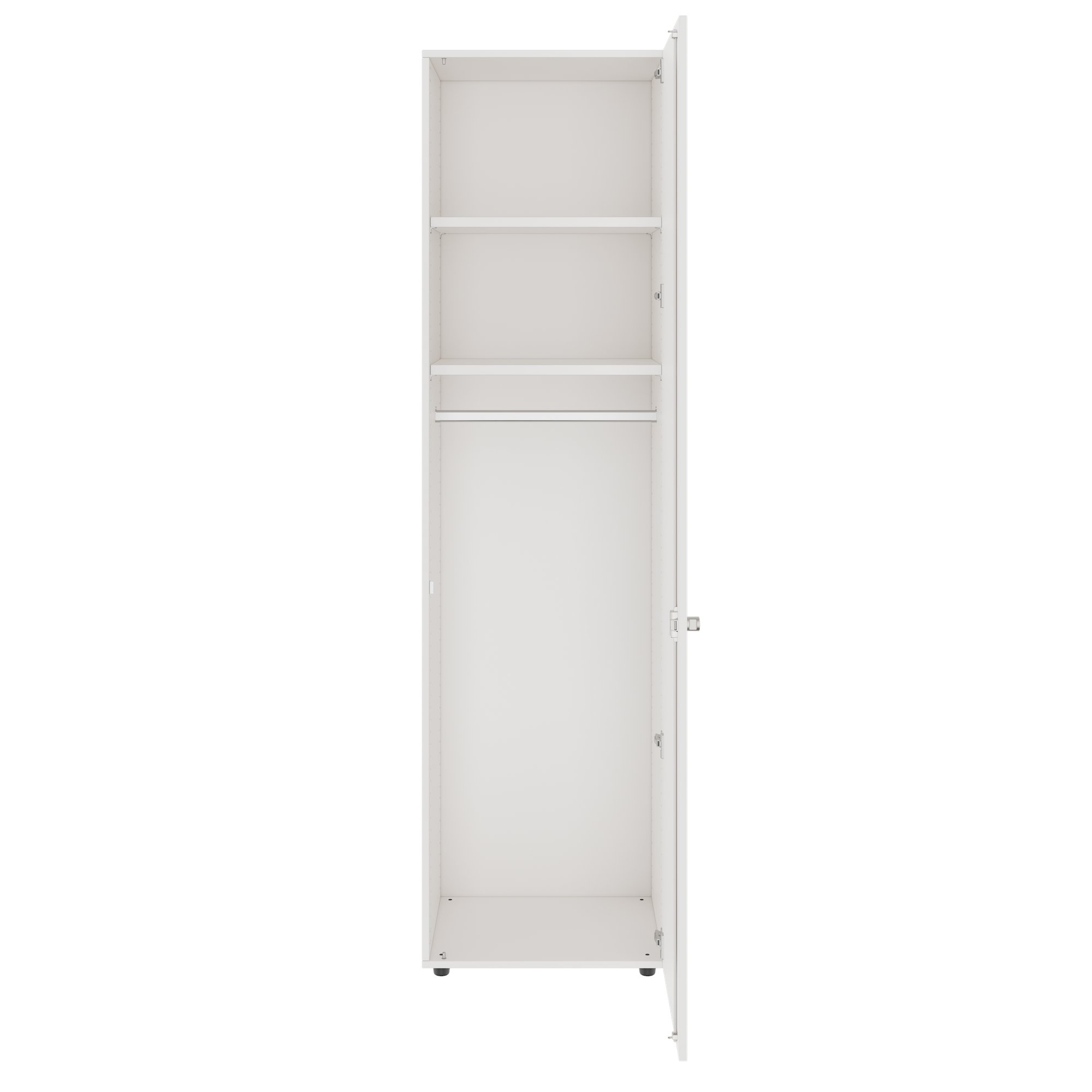 PRO Gabinetto di Cloakroom | 6 OH, 400 - 600 x 2250 mm, morbido, bianco - 3 Main Image