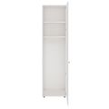 PRO Gabinetto di Cloakroom | 6 OH, 400 - 600 x 2250 mm, morbido, bianco - 3 Thumbnail Image