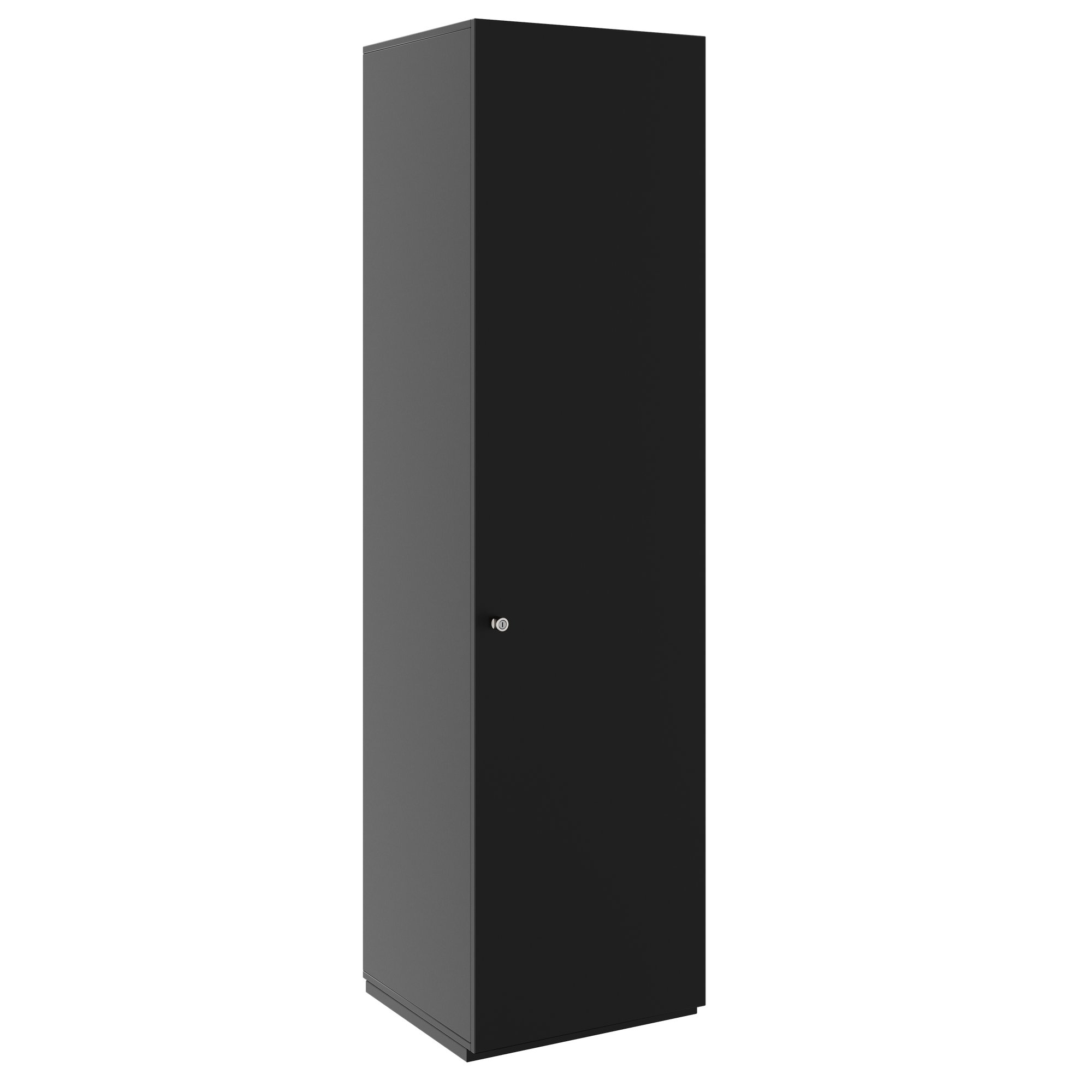 PRO Gabinetto di Cloakroom | 6 OH, 400 - 600 x 2250 mm, morbido, nero - 5 Main Image