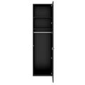PRO Gabinetto di Cloakroom | 6 OH, 400 - 600 x 2250 mm, morbido, nero - 6 Thumbnail Image