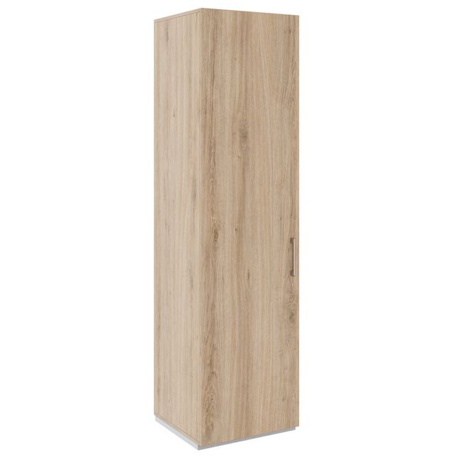 PRO Garderobenschrank | 6 OH, 400 - 600 x 2250 mm, Soft-Close, Natureiche