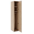 PRO Gabinetto di Cloakroom | 6 OH, 400 - 600 x 2250 mm, morbido -close, area naturale - 4 Thumbnail Image