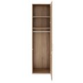 PRO Garderobenschrank | 6 OH, 400 - 600 x 2250 mm, Soft-Close, Natureiche PRO Garderobenschrank | 6 OH, 400 - 600 x 2250 mm, Soft-Close, Natureiche