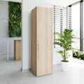 PRO Gabinetto di Cloakroom | 6 OH, 400 - 600 x 2250 mm, morbido -close, area naturale - 14 Thumbnail Image