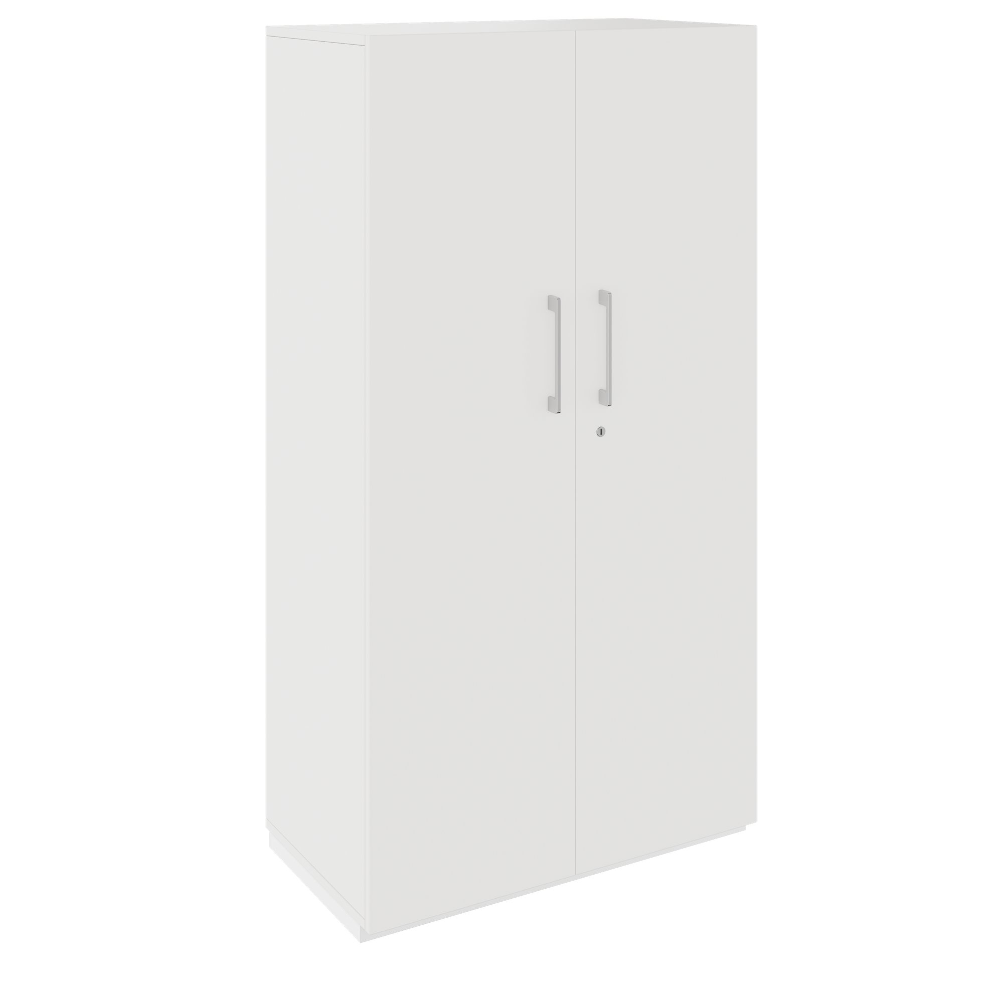 PRO Armoire vestiaire | 4 OH, 800 - 1000 x 1510 mm, fermeture douce, blanc - 5 Main Image