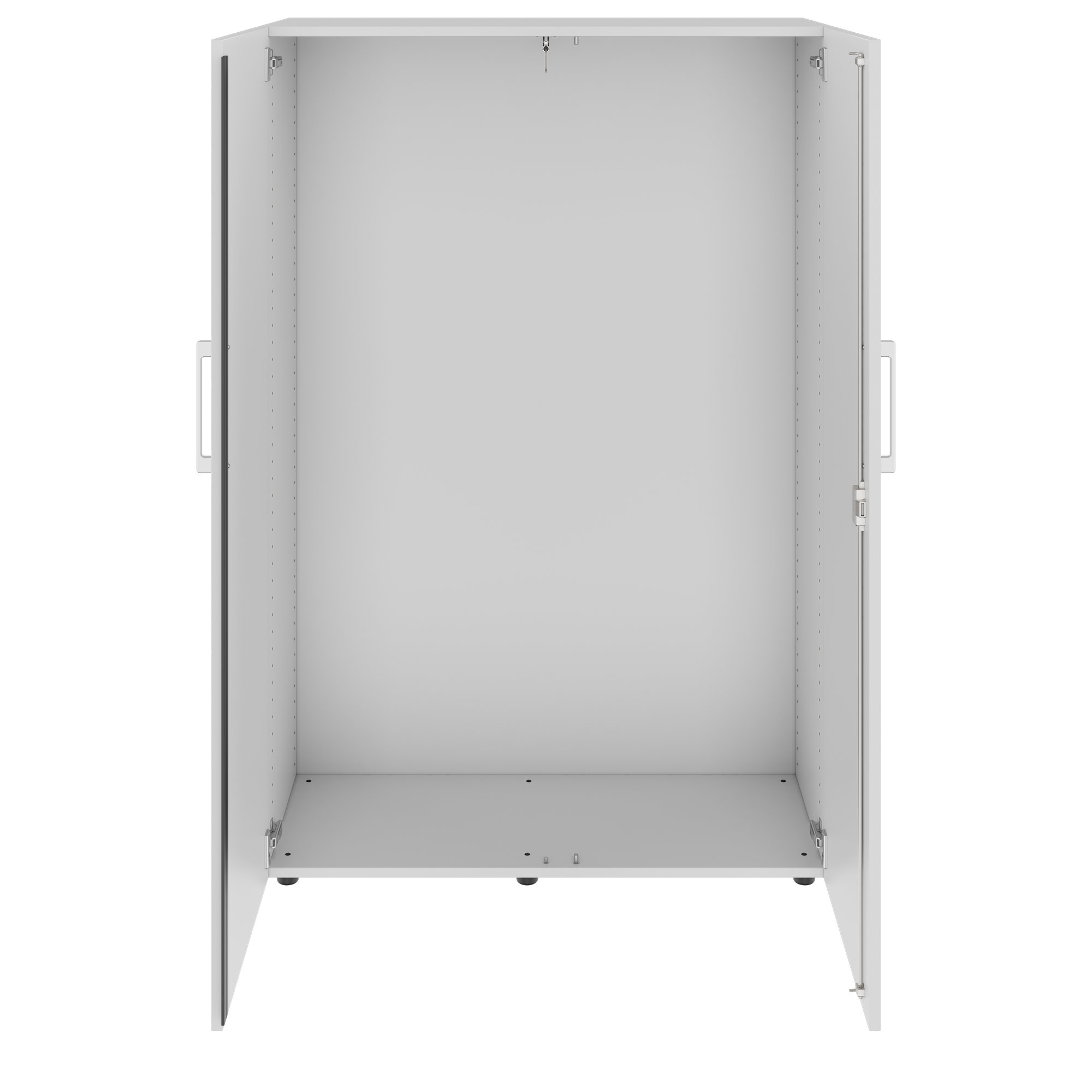 PRO Gabinetto di Cloakroom | 4 OH, 800 - 1000 x 1510 mm, morbido, grigio - 3 Main Image