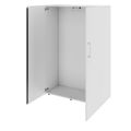 PRO Gabinetto di Cloakroom | 4 OH, 800 - 1000 x 1510 mm, morbido, grigio - 4 Thumbnail Image
