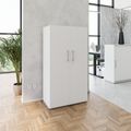 PRO Gabinetto di Cloakroom | 4 OH, 800 - 1000 x 1510 mm, morbido, grigio - 14 Thumbnail Image