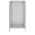 PRO Garderobenschrank | 4 OH, 800 - 1000 x 1510 mm, Soft-Close, Grau