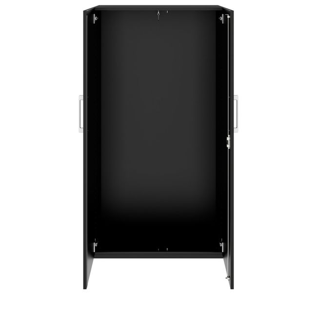 PRO Garderobenschrank | 4 OH, 800 - 1000 x 1510 mm, Soft-Close, Schwarz PRO Garderobenschrank | 4 OH, 800 - 1000 x 1510 mm, Soft-Close, Schwarz