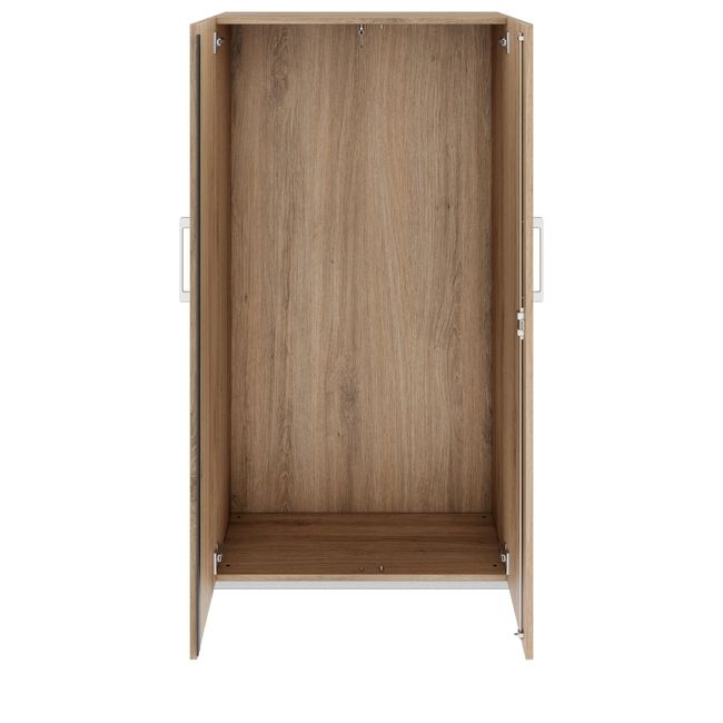 PRO Garderobenschrank | 4 OH, 800 - 1000 x 1510 mm, Soft-Close, Natureiche