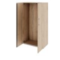 PRO Garderobenschrank | 4 OH, 800 - 1000 x 1510 mm, Soft-Close, Natureiche