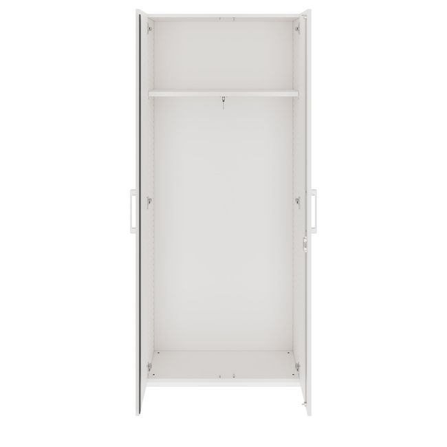 PRO Garderobenschrank | 5 OH, 800 - 1000 x 1880 mm, Soft-Close, Weiß PRO Garderobenschrank | 5 OH, 800 - 1000 x 1880 mm, Soft-Close, Weiß