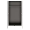 PRO Gabinetto di Cloakroom | 5 OH, 800 - 1000 x 1880 mm, morbido -close, grafite / bianco - 3 Thumbnail Image
