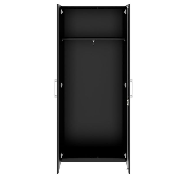 PRO Garderobenschrank | 5 OH, 800 - 1000 x 1880 mm, Soft-Close, Schwarz PRO Garderobenschrank | 5 OH, 800 - 1000 x 1880 mm, Soft-Close, Schwarz