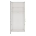 PRO Garderobenschrank | 6 OH, 800 - 1000 x 2250 mm, Soft-Close, Weiß