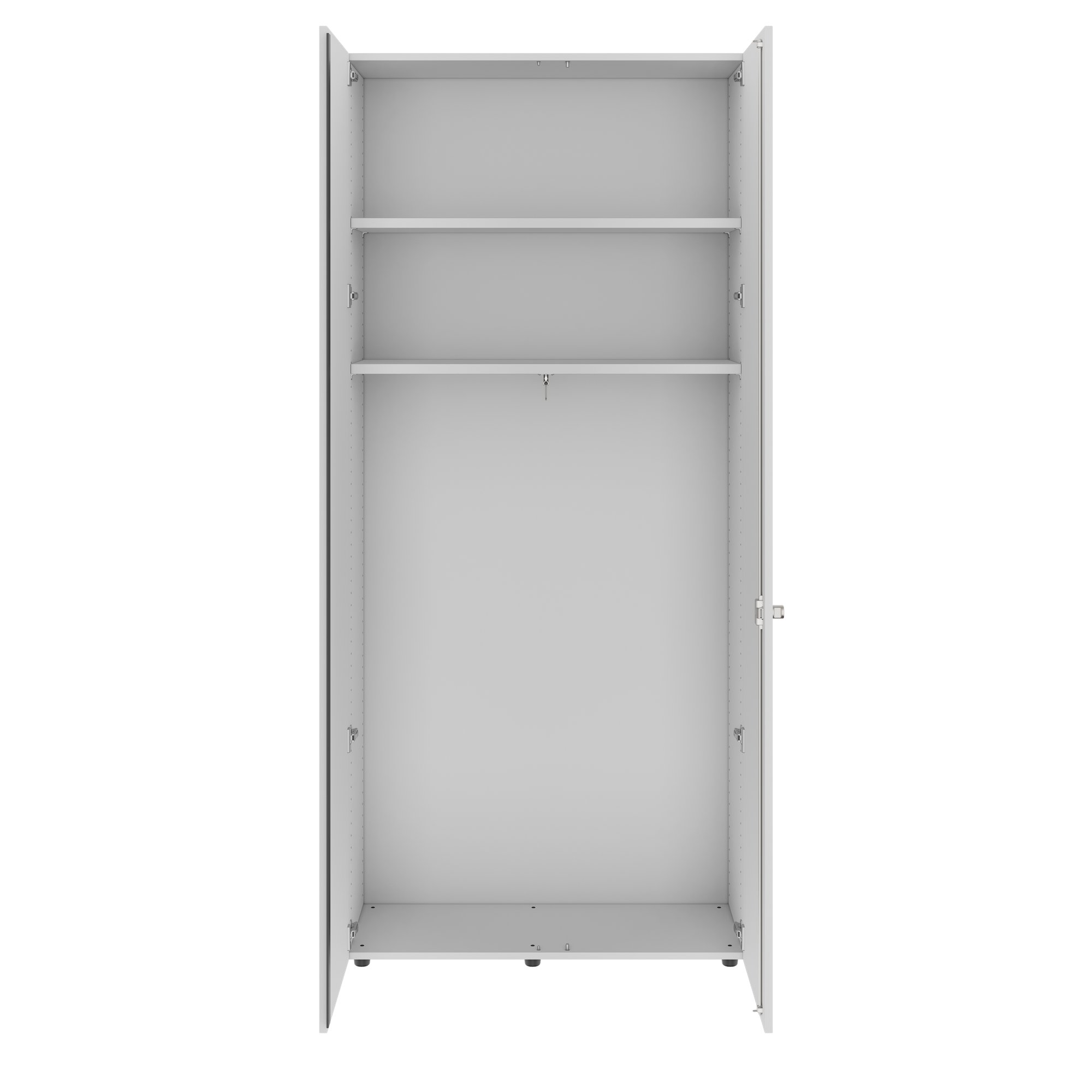 PRO Gabinetto di Cloakroom | 6 OH, 800 - 1000 x 2250 mm, morbido, grigio - 3 Main Image
