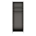 PRO Garderobenschrank | 6 OH, 800 - 1000 x 2250 mm, Soft-Close, Graphit / Weiß - 3 Thumbnail Image