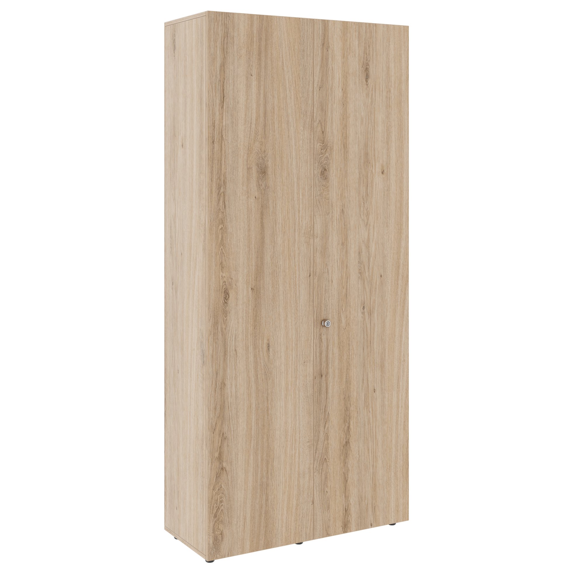 PRO Garderobenschrank | 6 OH, 800 - 1000 x 2250 mm, Soft-Close, Natureiche - 1 Main Image
