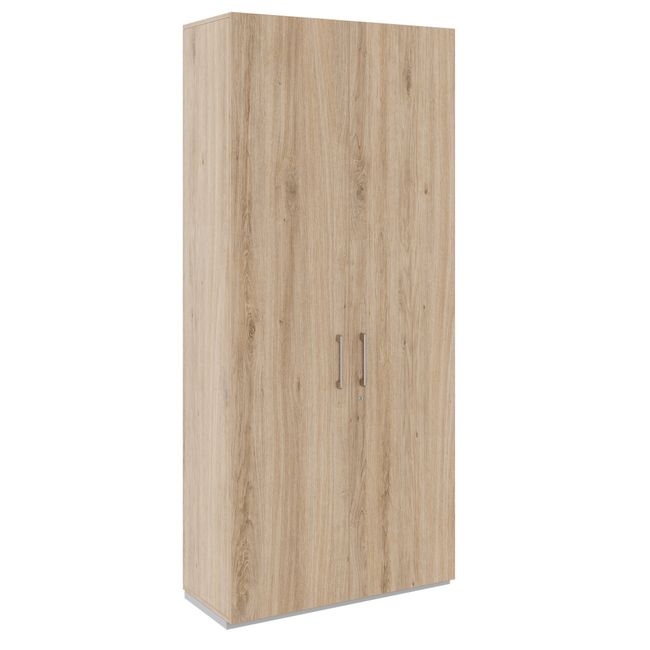 PRO Garderobenschrank | 6 OH, 800 - 1000 x 2250 mm, Soft-Close, Natureiche