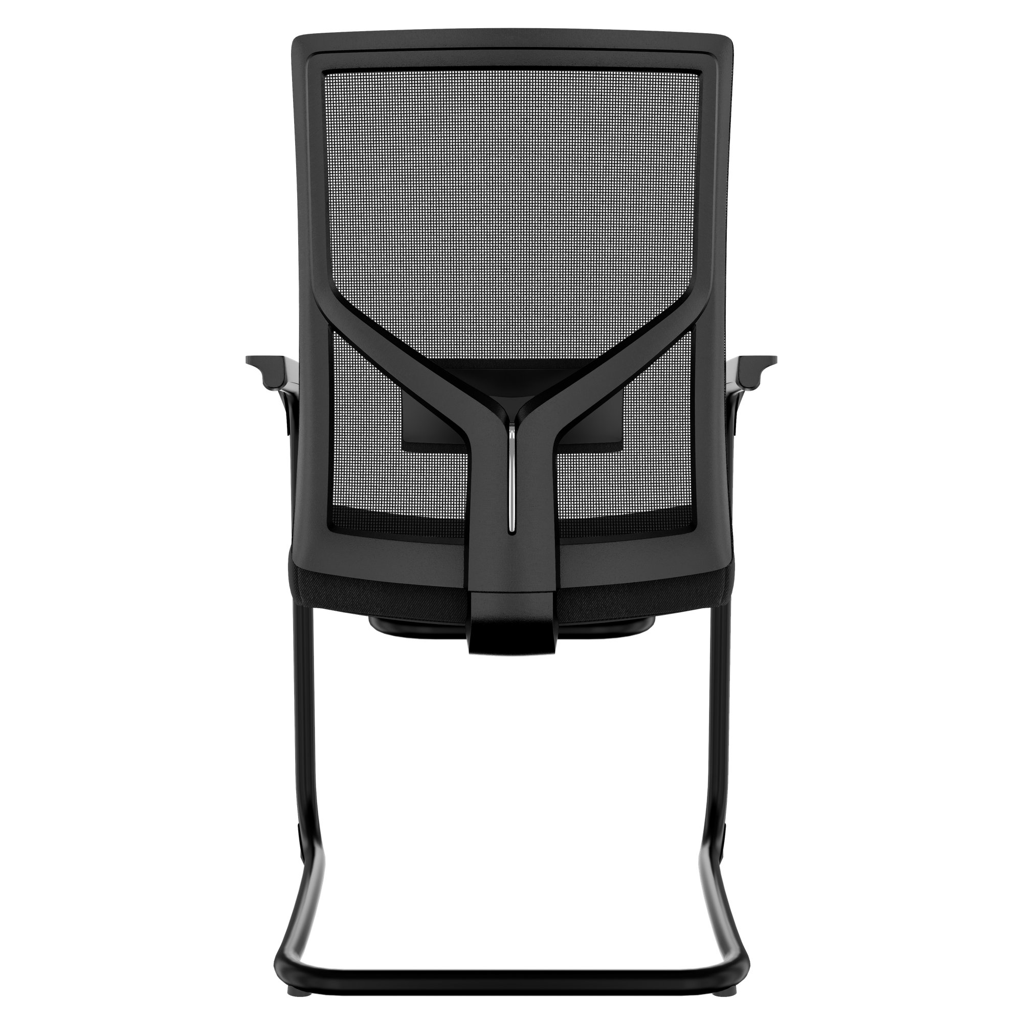 Y-frame Freischwinger | Con supporto regolabile con lordosi, nero - 7 Main Image